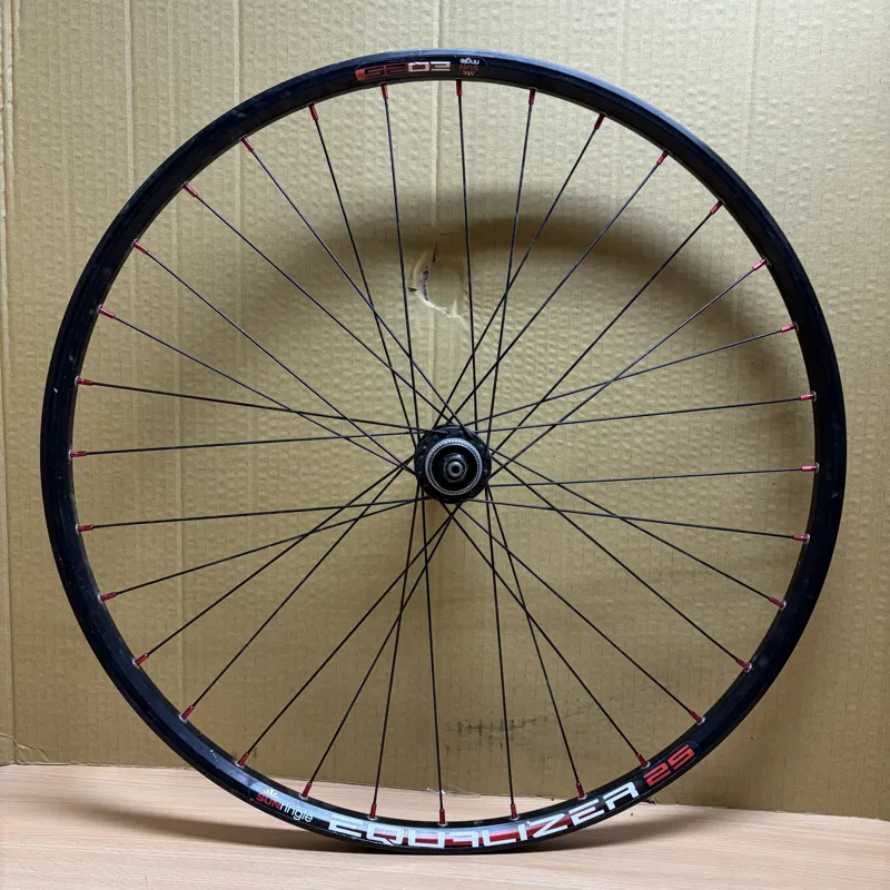 26 Inch MTB Rear Wheel - QR 135mm Centre Lock Disc 32H Shimano RM65 - HG Freehub-1
