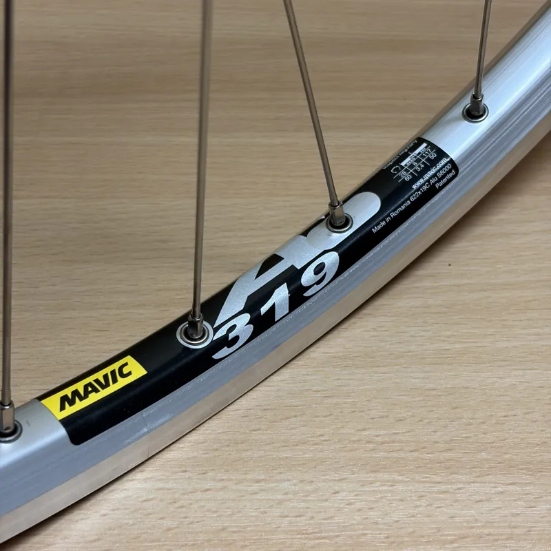 700c Touring Front Wheel QR Rim Brake 36H Mavic A319 Shimano RS400 Silver-2