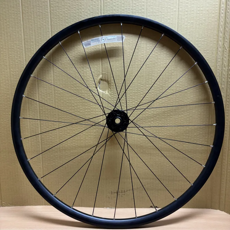 700c Road Front Wheel 100x15 Thru Axle 6-Bolt Disc 28H 18mm IR-1