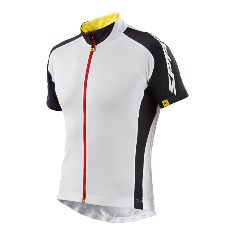 Mavic Sprint Short Sleeve Road Cycling Jersey - Medium - White / Black