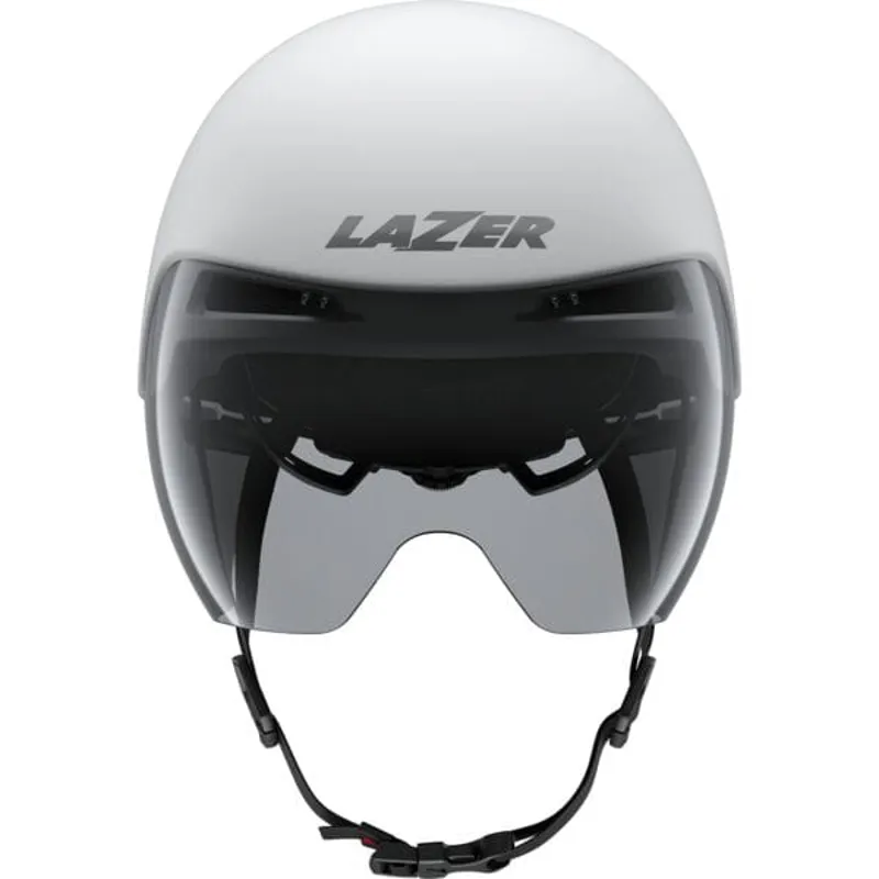Lazer Volante KinetiCore Aero Road Cycling Helmet - White / Silver-1