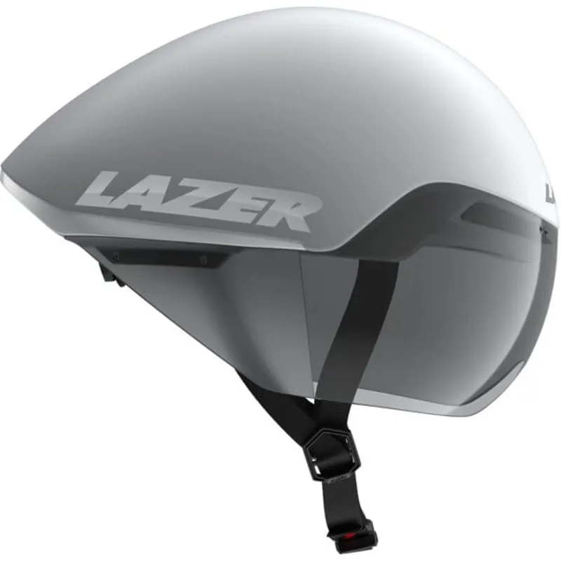 Lazer Victor KinetiCore Aero Road Cycling Helmet - White / Silver