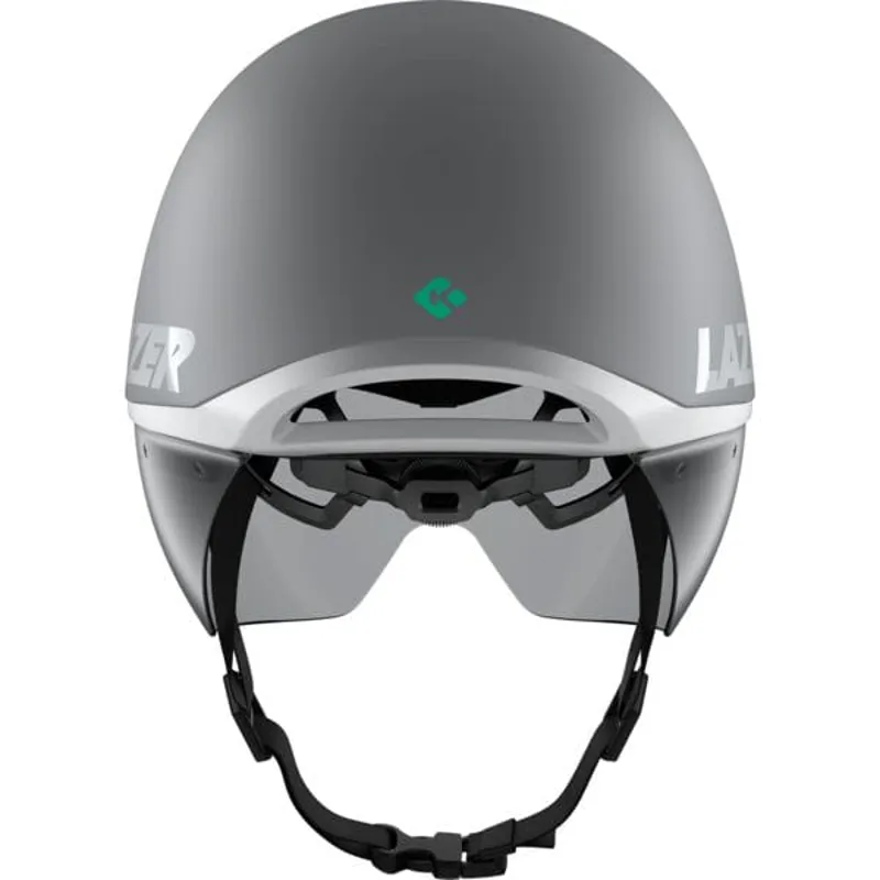 Lazer Victor KinetiCore Aero Road Cycling Helmet - White / Silver-4
