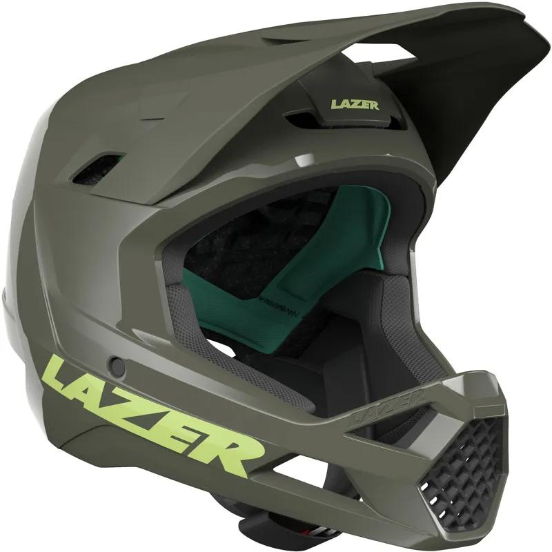 Lazer Chase KinetiCore Full-Face MTB Helmet - Dark Green
