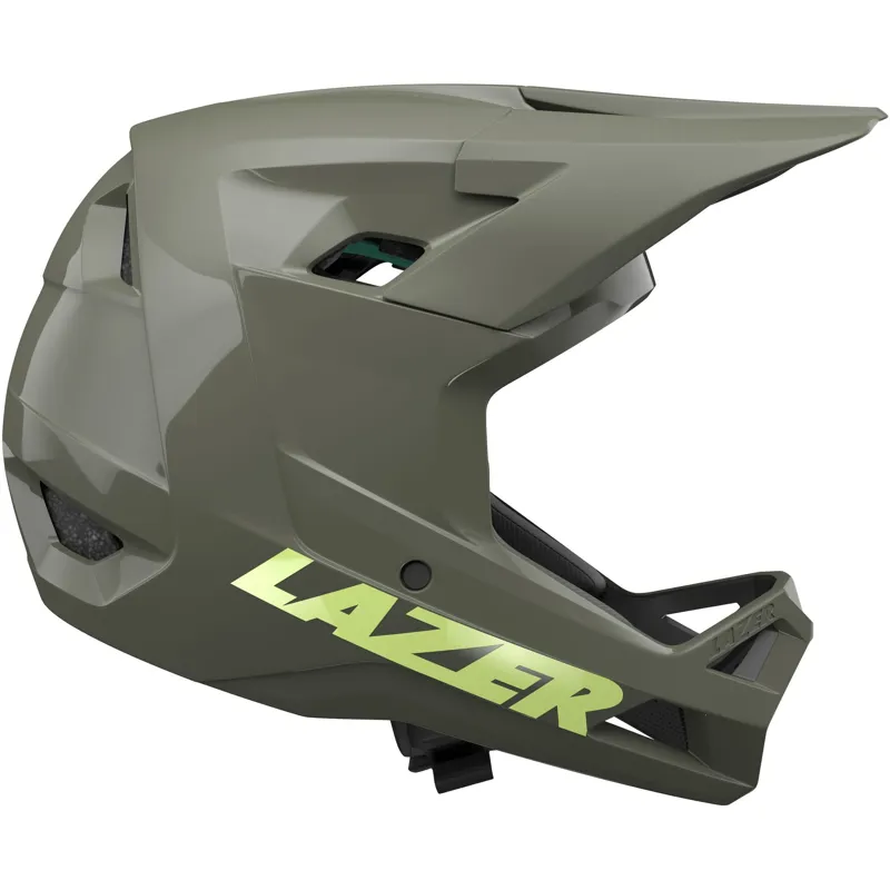 Lazer Chase KinetiCore Full-Face MTB Helmet - Dark Green-1