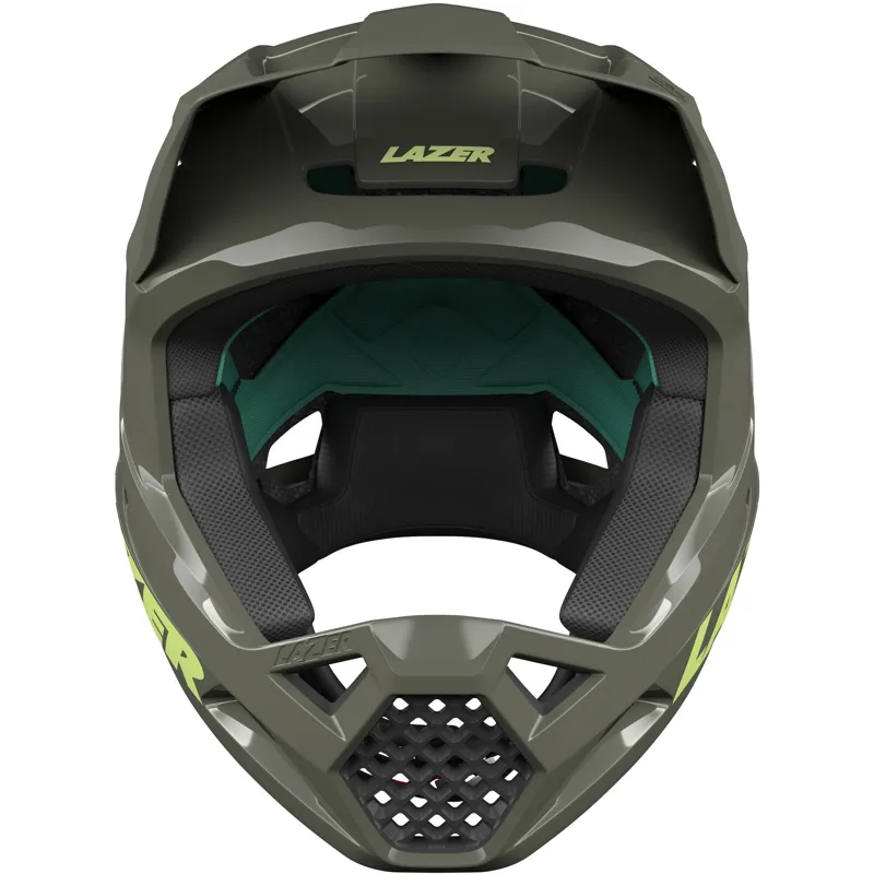 Lazer Chase KinetiCore Full-Face MTB Helmet - Dark Green-2