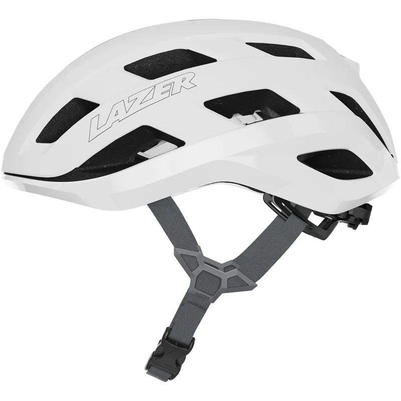 Lazer Blade KinetiCore Road Cycling Helmet - White-3