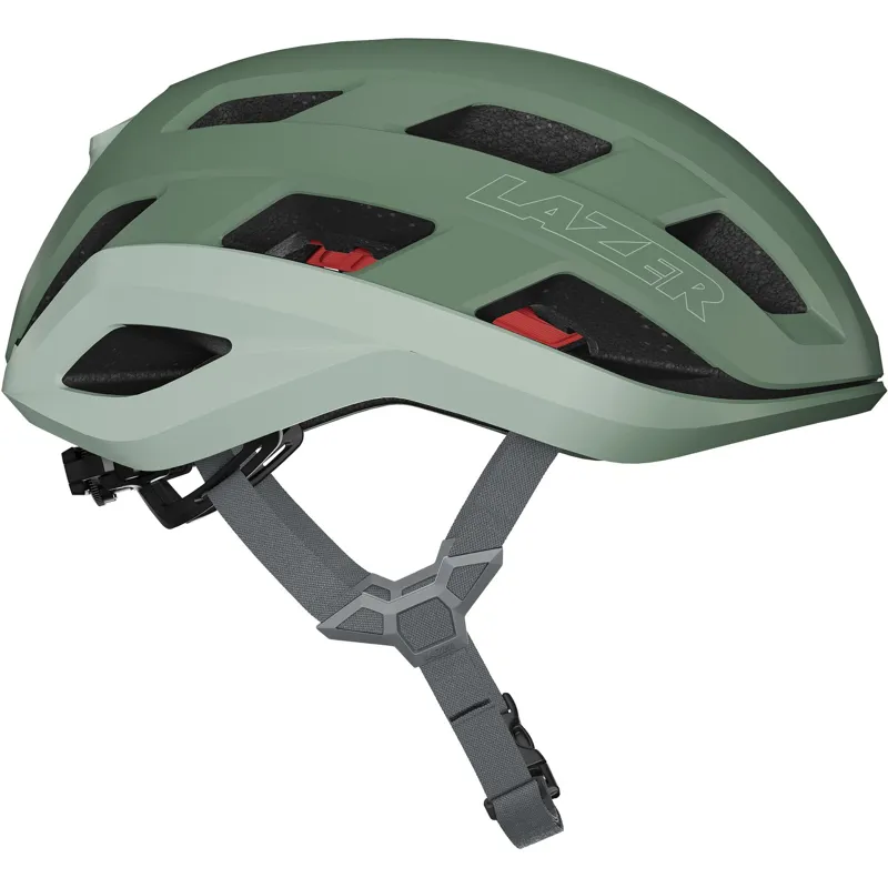 Lazer Blade KinetiCore Road Cycling Helmet - Sage Green-1
