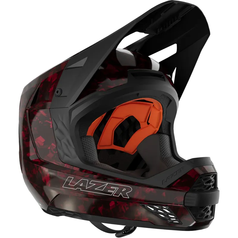 Lazer A-Line KinetiCore Full Face MTB Helmet - Red