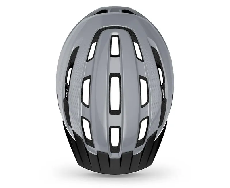MET Downtown MTB / Road / Commuter Cycling Helmet - Grey-3