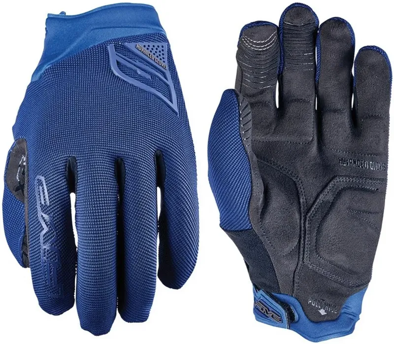 Five XR-Trail Gel MTB Gloves Navy Blue Medium