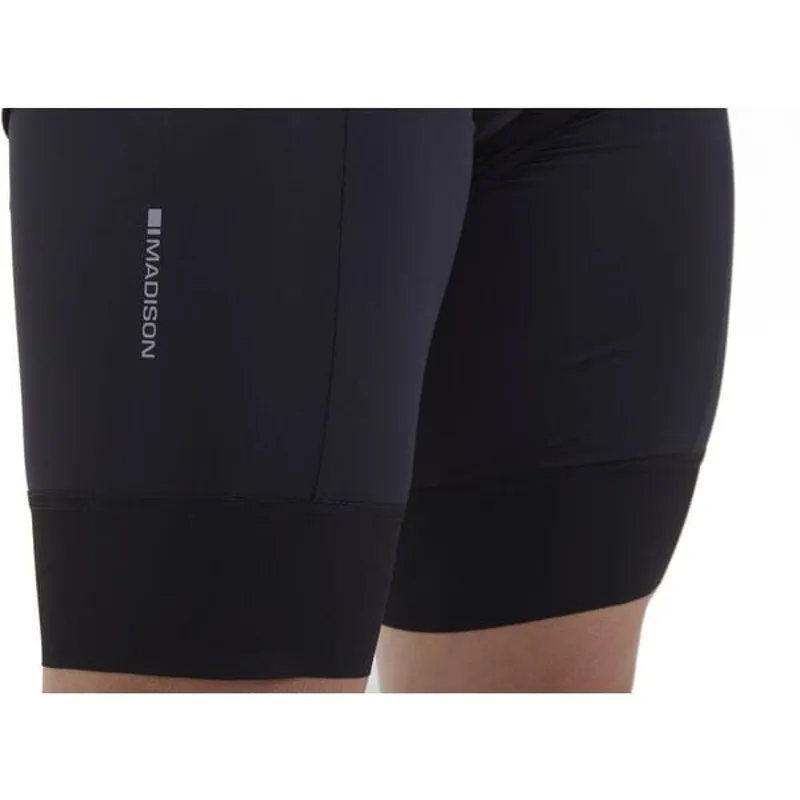 Madison Flux Mens EIT Cycling Bib Pad Shorts - Black-2