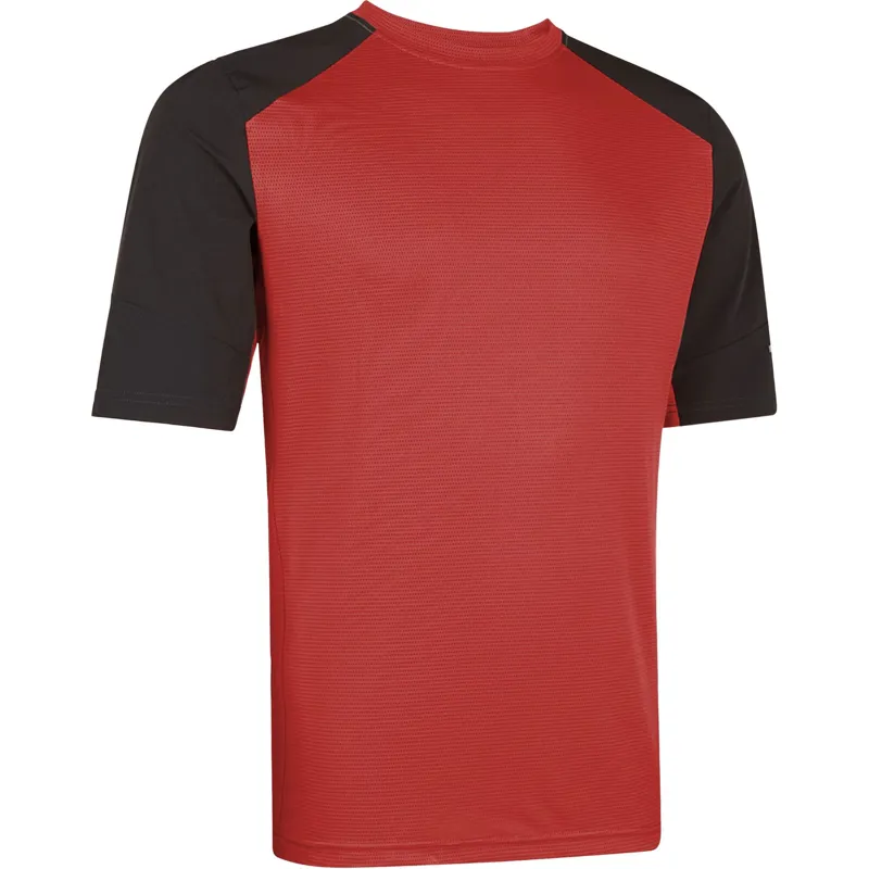Madison Flux Trail Mens Short Sleeve Jersey - Mineral Red-1