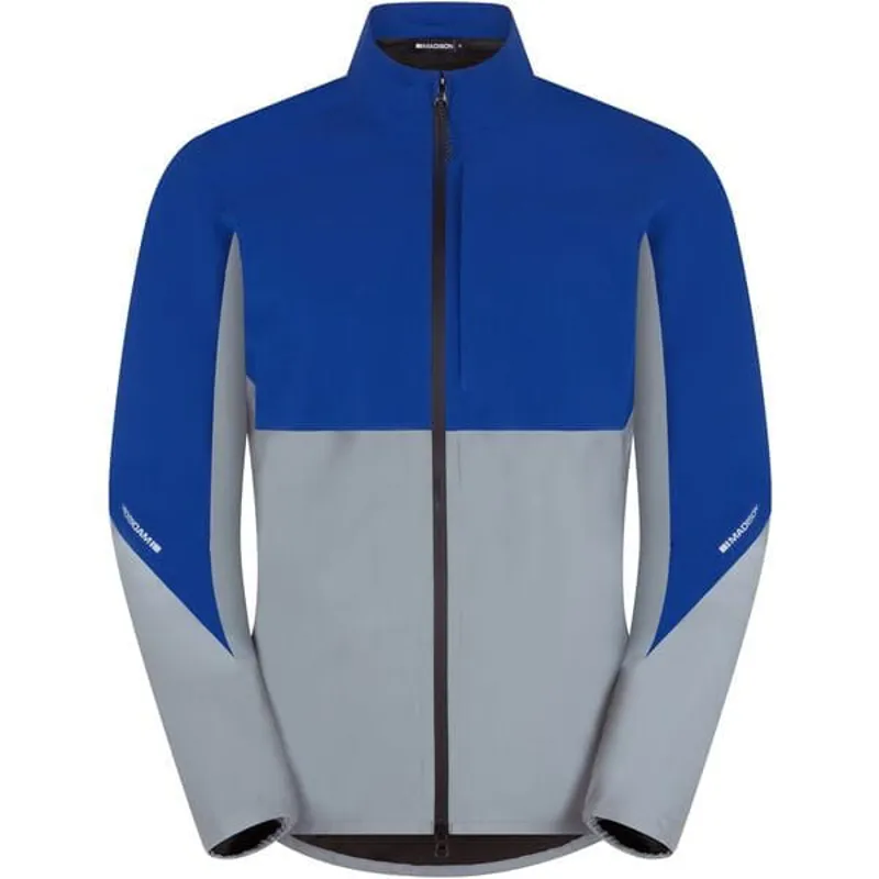 Madison Stellar Ultra Reflective Mens Waterproof Cycling Jacket - Blue