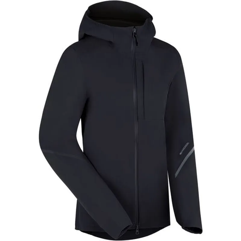 Roam Womens Stellar Tech 2-Layer Waterproof Gravel / Trail Cycling Jacket - Black-1