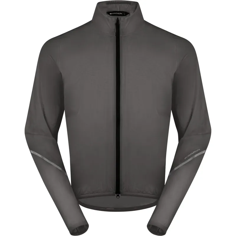 Madison Flux 2L Mens Ultra Packable Waterproof Cycling Jacket - Castle Grey