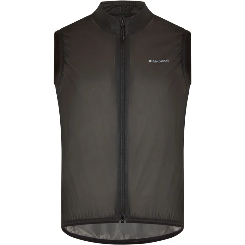 Madison Flux 2L Mens Ultra Packable Waterproof Cycling Gilet - Castle Grey