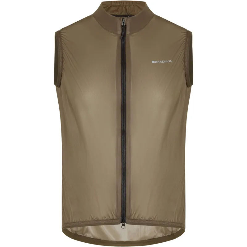 Madison Flux 2L Mens Ultra Packable Waterproof Cycling Gilet - Midnight Green