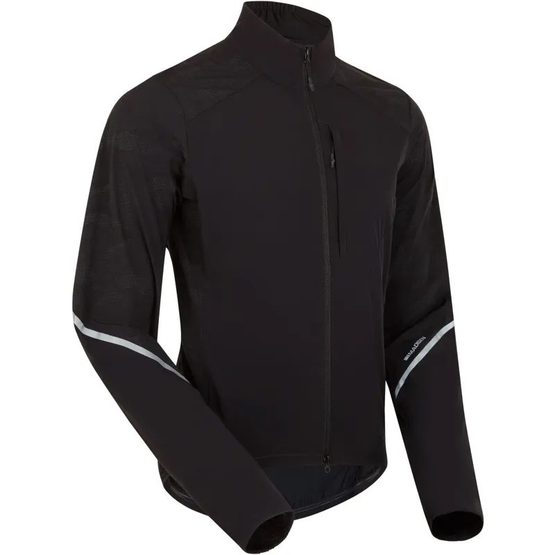 Madison Freewheel Mens Stellar Tech Windproof Packable Cycling Jacket - Black-1