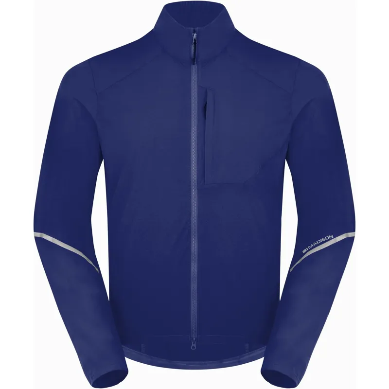 Madison Freewheel Mens Packable Wind Resistant Cycling Jacket - Ink Navy