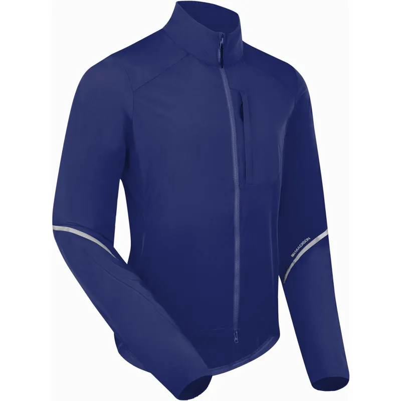 Madison Freewheel Mens Packable Wind Resistant Cycling Jacket - Ink Navy-1