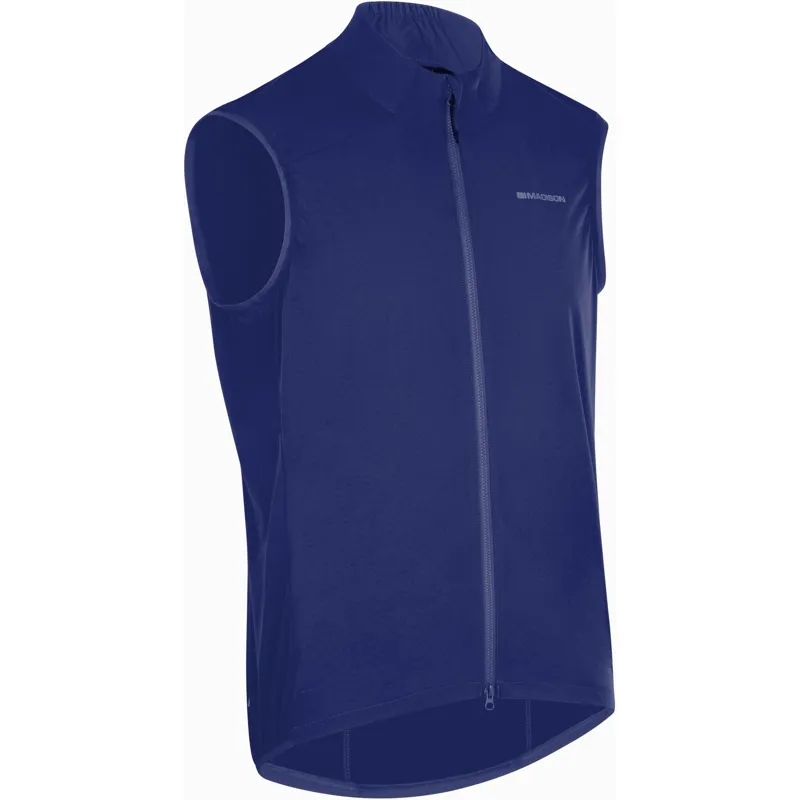 Madison Freewheel Mens Packable Wind Resistant Cycling Gilet - Ink Navy-1