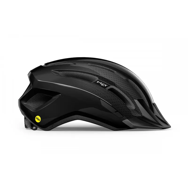 MET Downtown MIPS MTB / Commuter Cycling Helmet - Black-1