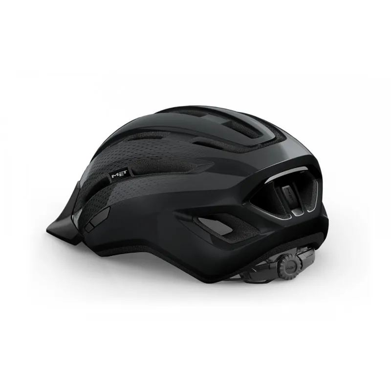 MET Downtown MIPS MTB / Commuter Cycling Helmet - Black-2