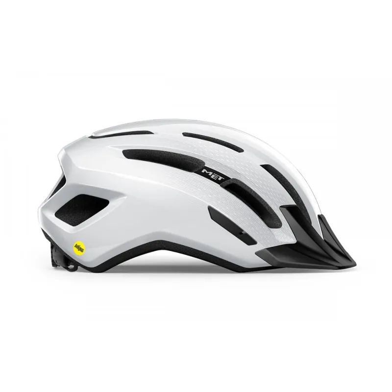 MET Downtown MIPS MTB / Commuter Cycling Helmet - White-1