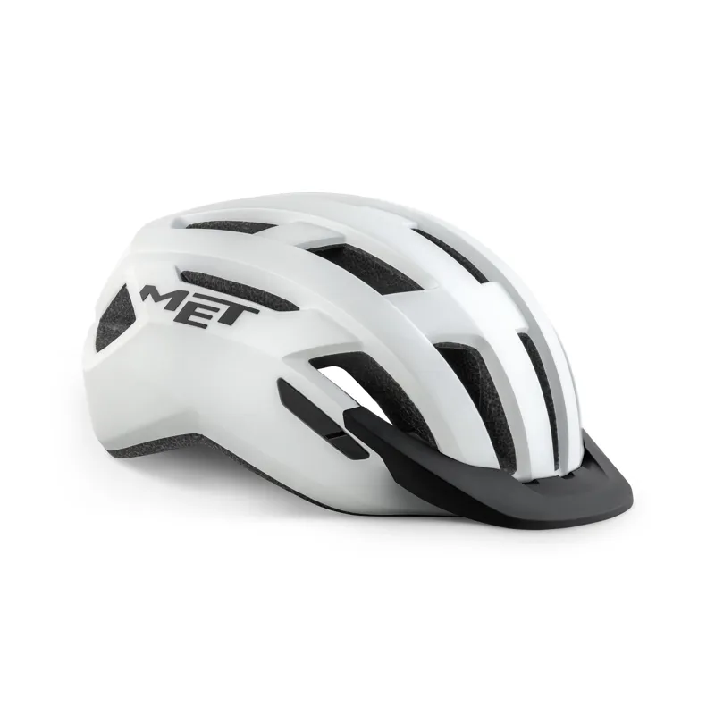 MET Allroad Road / Commuting / Leisure Cycling Helmet - White-3