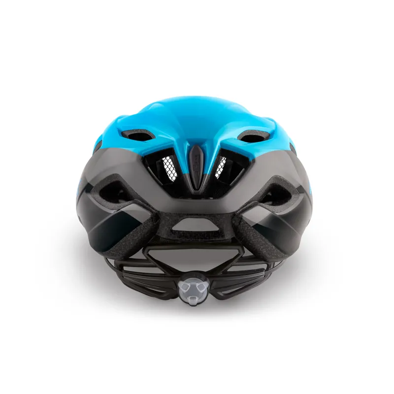 MET Crossover Commuter / MTB Helmet - Integrated LED - Black / Blue-2
