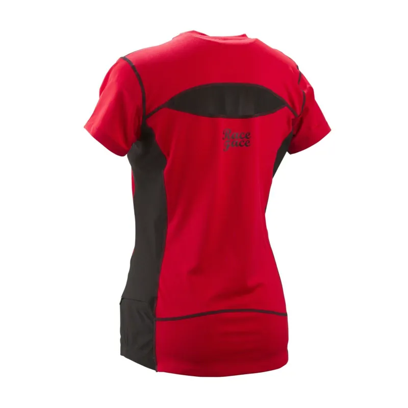 Race Face Piper Womens Short Sleeve MTB Jersey - Red-1