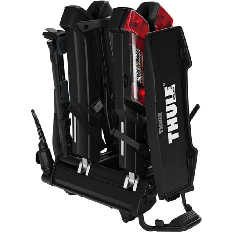 Thule Epos 2-Bike 13 pin Foldable Towbar Bike Rack - Black/Silver-2
