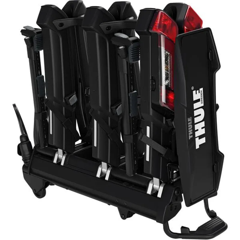 Thule 979200 Epos 3-Bike 13-pin Foldable Towbar Bike Rack - Black/Silver-2