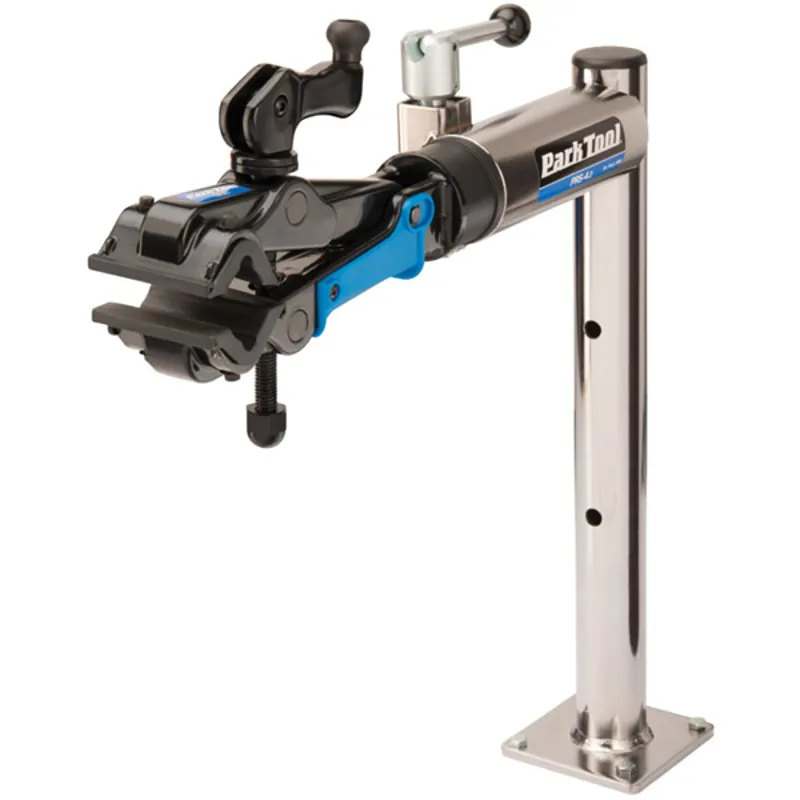 Park Tool PRS-4.2-2 Deluxe Bench Mount Repair Stand in Silver