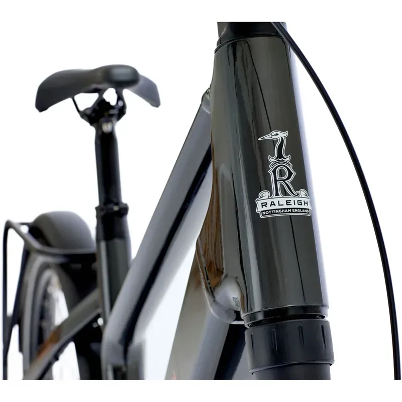 Raleigh Hockley Crossbar E-Hybrid Bike in Black-2