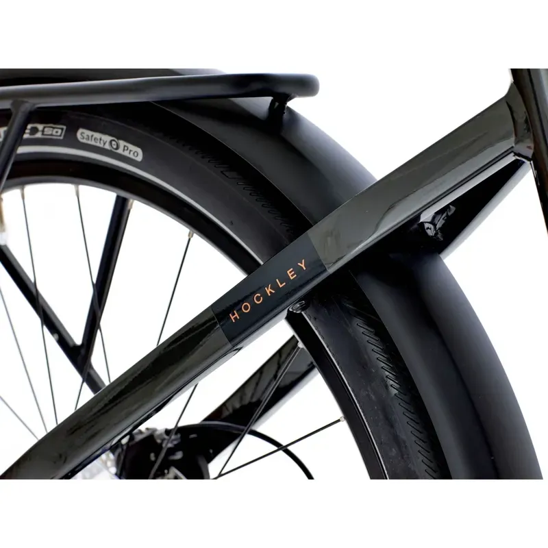 Raleigh Hockley Crossbar E-Hybrid Bike in Black-6