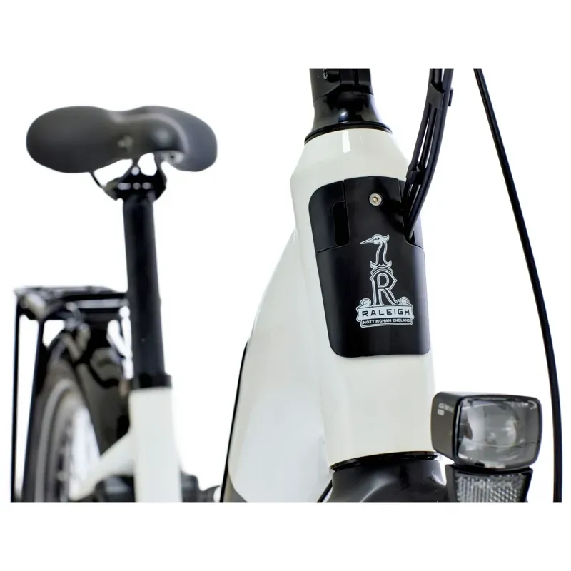 Raleigh Motus Hub Gear Low Step E-Hybrid Bike - Sparkling White-2