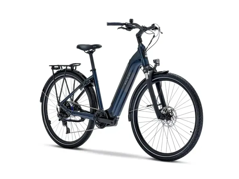 Raleigh Motus Low Step Derailleur Gear E-Hybrid Bike - Night Blue-1