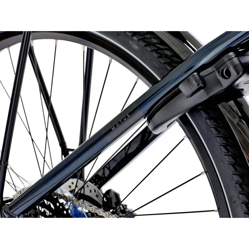 Raleigh Motus Low Step Derailleur Gear E-Hybrid Bike - Night Blue-5
