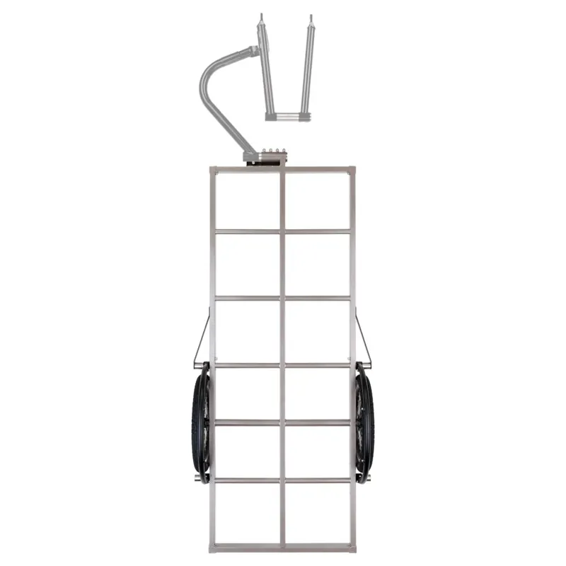 Surly Bill Large Flatbed Trailer in Silver