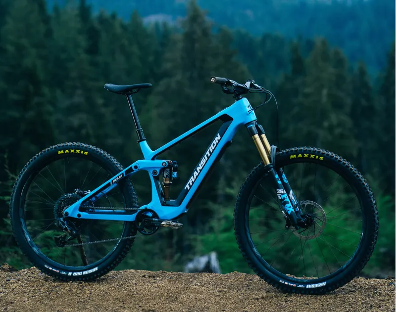 Transition Relay Carbon GX Electric Mountain Bike in Tr Blue