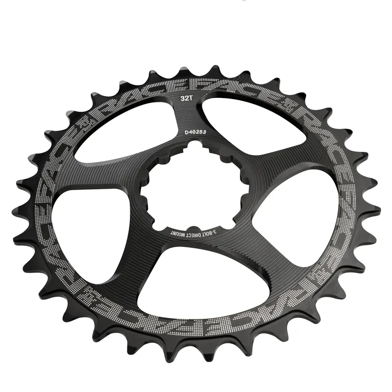 Race Face 3 Bolt Compatible Direct Mount Chainring in Black 