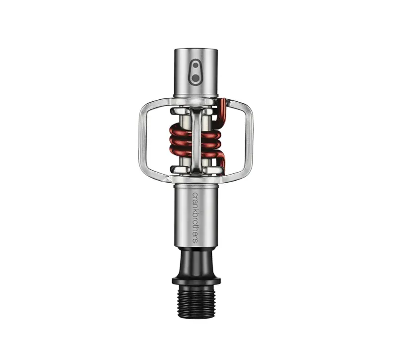 Crankbrothers Eggbeater 1 MTB Clip-in Pedals - Silver/Red