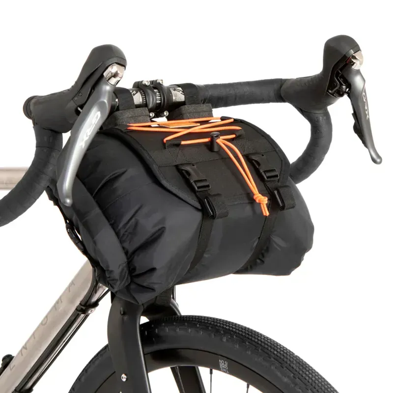 Restrap Handlebar Bag 14L In Black/Orange-1