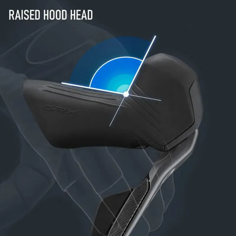 Shimano GRX ST-RX825 Di2 2-Speed Hydraulic STI Left Rear / BR-RX820 Caliper-4