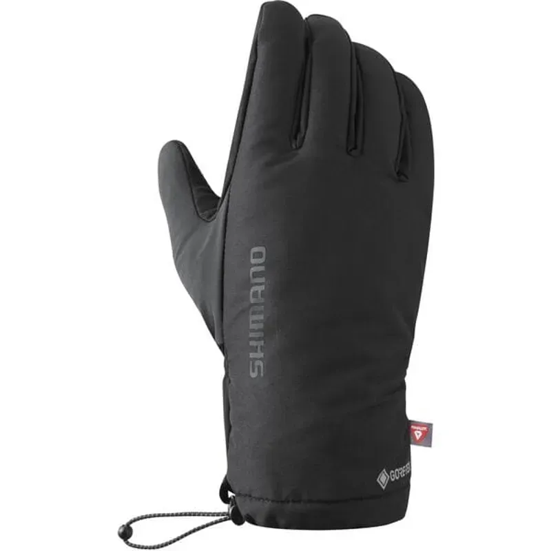 Shimano Gore-Tex Grip Primaloft Cycling Gloves - Black