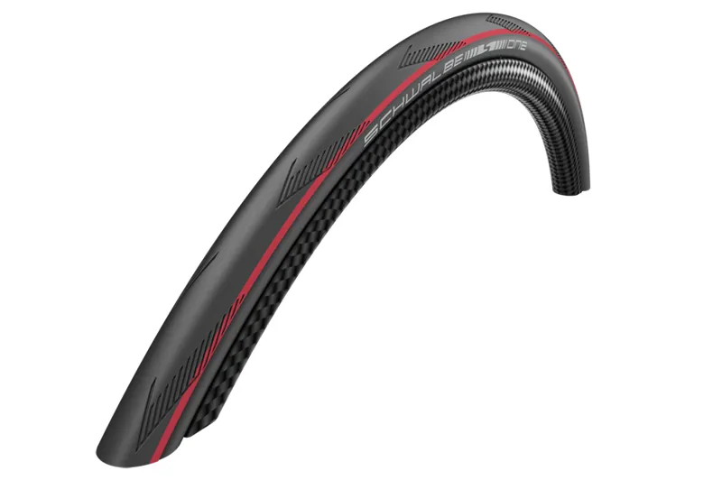 Schwalbe One Performance 700 x 25c Folding Road Tyre - Red Stripe