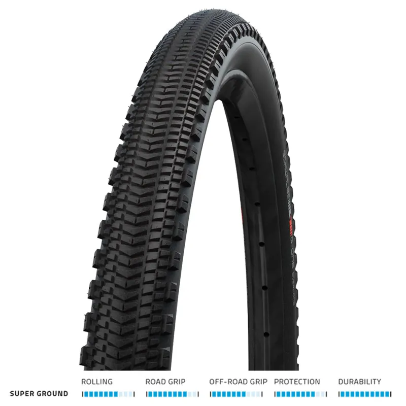 Schwalbe G-One Overland Evo Super Ground TLE Bicycle Tyre - Black