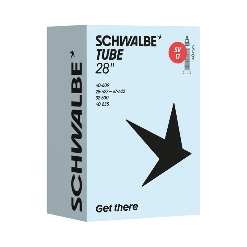 Schwalbe Inner Tube sv17 28/47-622/635 40mm BLACK-1